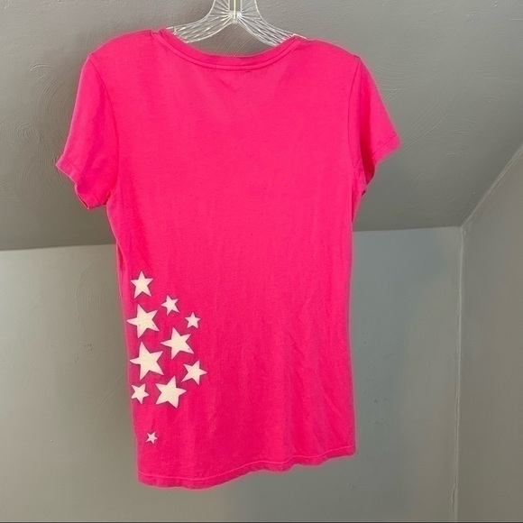 Sundry Pink Stars Graphic Tee Short Sleeve Cotton Blend Top Size XS - Picture 3 of 8